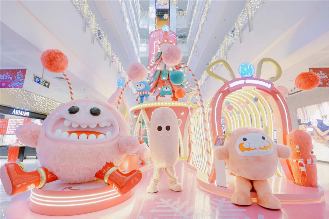 DODO星球軟萌“小怪獸”齊聚廈門SM廣場圣誕活動策劃，超萌的