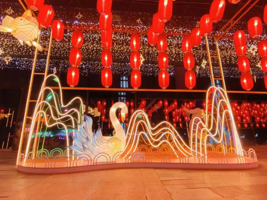 「魚(yú)你同樂(lè)幸福年」新春燈會(huì)活動(dòng)策劃還原中國(guó)山水畫的禪意與現(xiàn)代