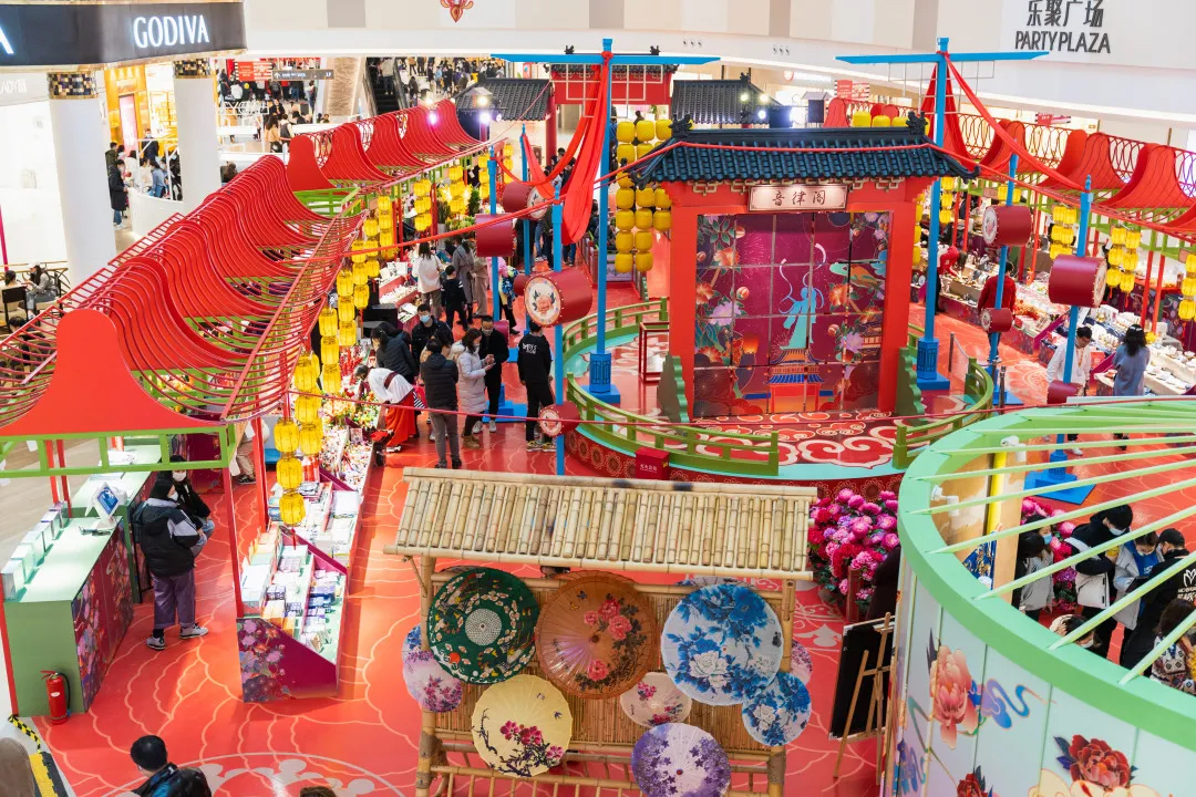 國風年宵創(chuàng)意市集活動策劃活脫脫的一場大型春節(jié)園游會，熱鬧繁華
